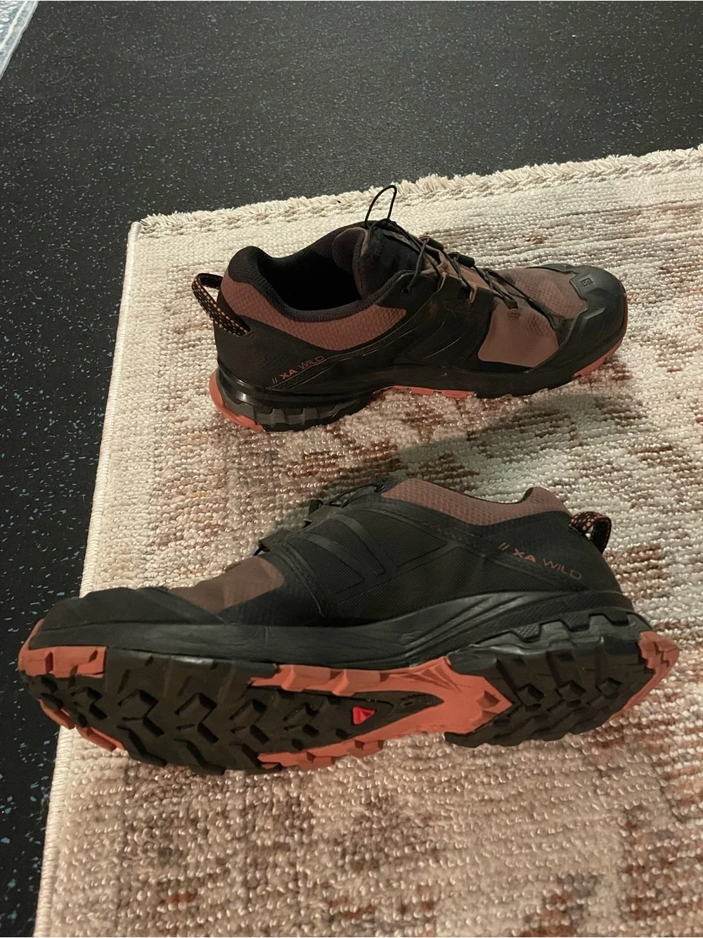 Salomon Men’s Black and Brown Trail Sneakers
